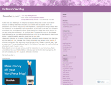 Tablet Screenshot of deflora.wordpress.com