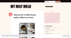 Desktop Screenshot of milymelo.wordpress.com