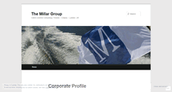 Desktop Screenshot of millargroup.wordpress.com