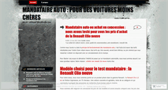 Desktop Screenshot of monmandataireauto.wordpress.com
