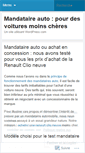 Mobile Screenshot of monmandataireauto.wordpress.com