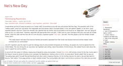 Desktop Screenshot of nelsnewday.wordpress.com