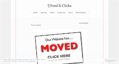 Desktop Screenshot of foodandclicks.wordpress.com