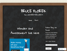 Tablet Screenshot of bruceflorek.wordpress.com
