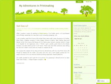 Tablet Screenshot of curiousprintmaker.wordpress.com