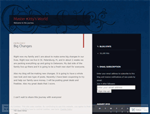 Tablet Screenshot of masterkitty.wordpress.com