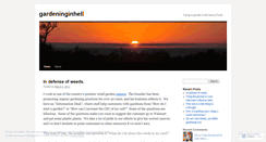 Desktop Screenshot of gardeninginhell.wordpress.com