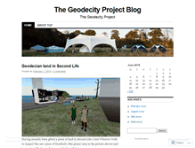 Tablet Screenshot of geodecity.wordpress.com