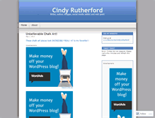 Tablet Screenshot of cindyrutherford.wordpress.com