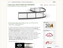 Tablet Screenshot of certamensegundodechomon.wordpress.com
