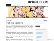 Tablet Screenshot of butecodoedu.wordpress.com