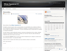 Tablet Screenshot of dibujoingenieriauc.wordpress.com