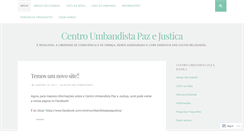 Desktop Screenshot of centroumbandistapazejustica.wordpress.com