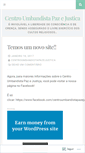 Mobile Screenshot of centroumbandistapazejustica.wordpress.com