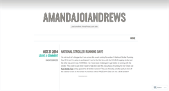 Desktop Screenshot of amandajoiandrews.wordpress.com