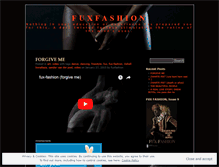 Tablet Screenshot of fuxfashion.wordpress.com