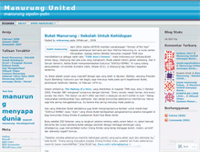 Tablet Screenshot of m4nurung.wordpress.com