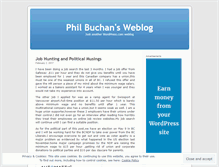 Tablet Screenshot of philbuchan.wordpress.com