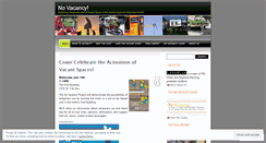 Desktop Screenshot of novacancyproject.wordpress.com