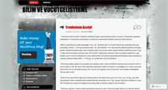 Desktop Screenshot of bilimvevucutgelistirme.wordpress.com