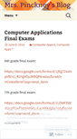 Mobile Screenshot of mmspinckneyjl.wordpress.com