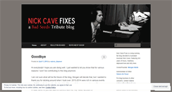 Desktop Screenshot of nickcavefixes.wordpress.com
