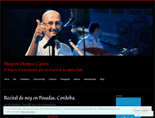Tablet Screenshot of neyzenhamzacastro.wordpress.com