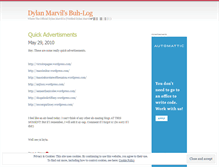 Tablet Screenshot of dylanmarvilousx10.wordpress.com