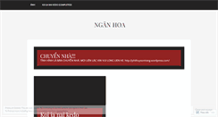 Desktop Screenshot of nganhoa.wordpress.com