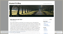 Desktop Screenshot of krysten11.wordpress.com
