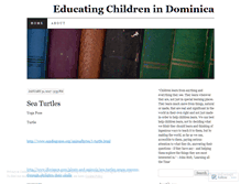 Tablet Screenshot of educatingchildrenindominica.wordpress.com