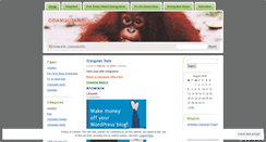 Desktop Screenshot of orangutan1.wordpress.com