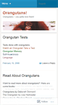 Mobile Screenshot of orangutan1.wordpress.com