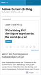 Mobile Screenshot of behoerdenwatchmyblog.wordpress.com