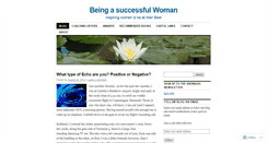 Desktop Screenshot of beingasuccessfulwoman.wordpress.com