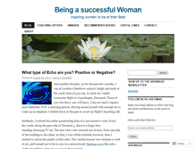 Tablet Screenshot of beingasuccessfulwoman.wordpress.com