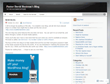 Tablet Screenshot of dbostrom.wordpress.com