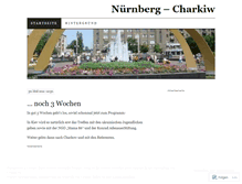 Tablet Screenshot of nuernbergcharkiw.wordpress.com