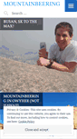Mobile Screenshot of mountainbeering.wordpress.com