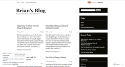 Desktop Screenshot of brianpolitics.wordpress.com