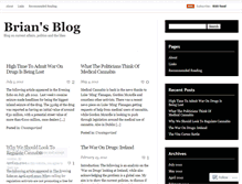 Tablet Screenshot of brianpolitics.wordpress.com