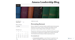 Desktop Screenshot of amaxaleadership.wordpress.com