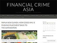 Tablet Screenshot of financialcrimeasia.wordpress.com