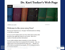 Tablet Screenshot of drktucker.wordpress.com