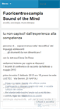 Mobile Screenshot of fuoricentroscampiasoundofmind.wordpress.com