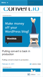 Mobile Screenshot of convertio.wordpress.com