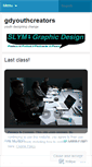 Mobile Screenshot of gdyouthcreators.wordpress.com