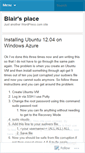 Mobile Screenshot of blair0011.wordpress.com