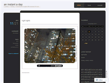 Tablet Screenshot of aninstantaday.wordpress.com