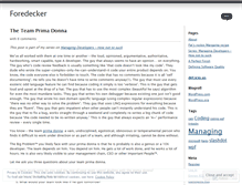 Tablet Screenshot of foredecker.wordpress.com